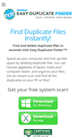 Mobile Screenshot of easyduplicatefinder.com